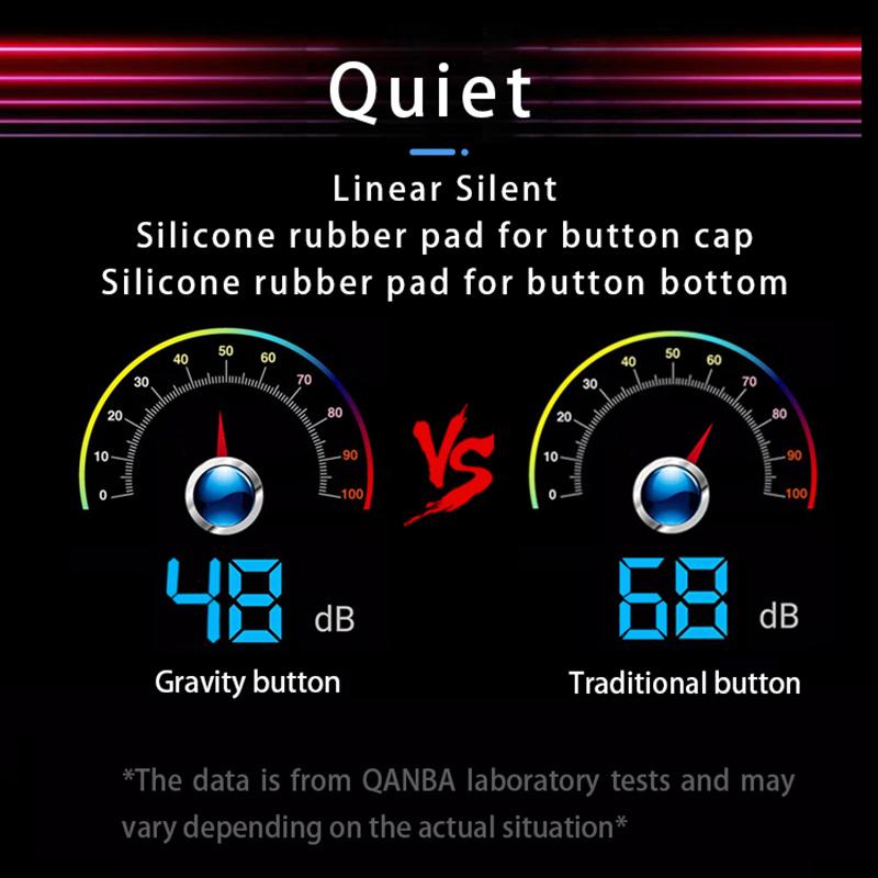 Qanba Gravity KS Mechanical Silent Arcade Stick Pushbutton 30mm 24mm Snap In Knob Dingdong Premium Original