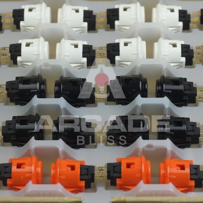 Original SANWA OBSF-24-Y Push On Button 24mm Arcade Stick Fighting Controller Ding Dong Button