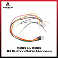 5 Pin to 8 Pin Joystick to All Button Adapter Converter Conversion Harness Wire For Joystick to 2.8 Button Hitbox Cable