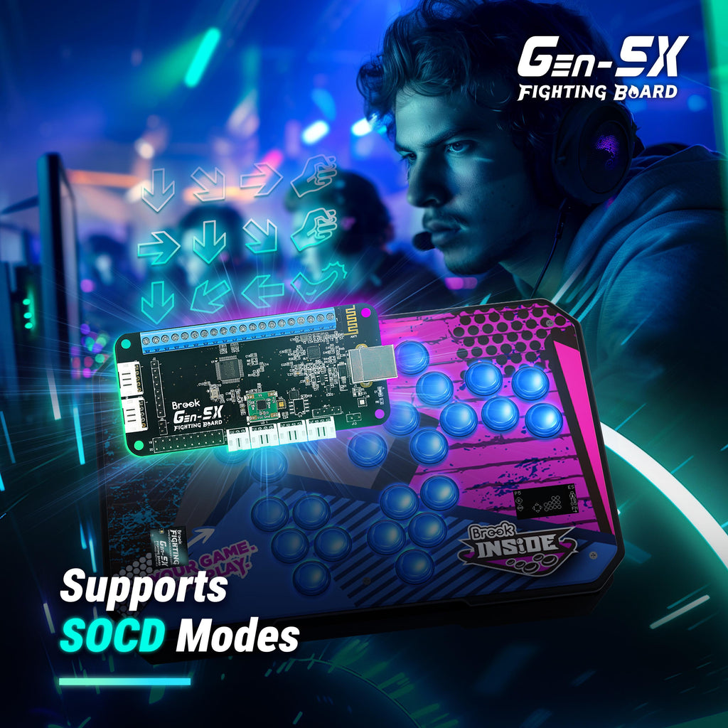 PCB Brook GEN-5X Fighting Board Gen 5 X Controller Arcade Stick DIY For PS5 Xbox X S Series