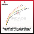 5 PIN Cable Harness to Dupont For Joystick Sanwa JLF JLX Arcade Stick Lever Cable 5pin Dupont Arduino Pico