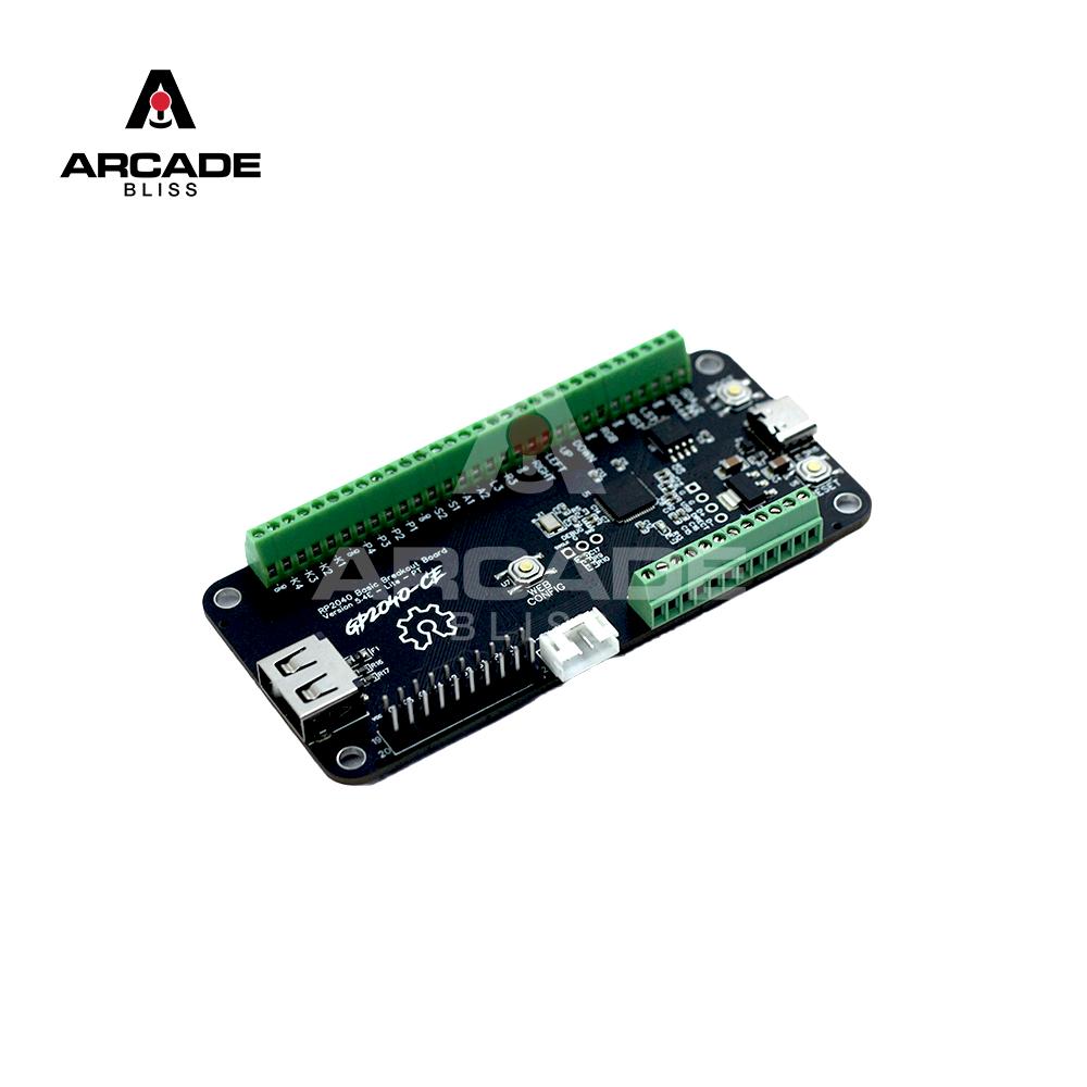 GP2040-CE RP2040 Basic Breakout Board USB Passthrough With Terminal Block Fighting Controller PCB Arcade Stick DIY Hitbox PICO PS5 XBOX