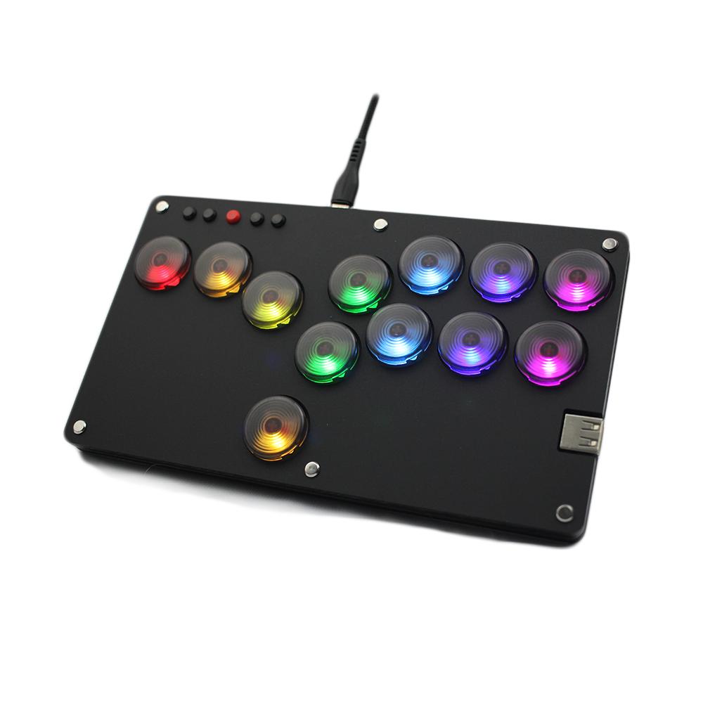 HB30 EXT Leverless Arcade Stick Controller for Xbox ONE S X Series Mini Hitbox Flatbox Low Profile RGB Fighting Fight Gamepad