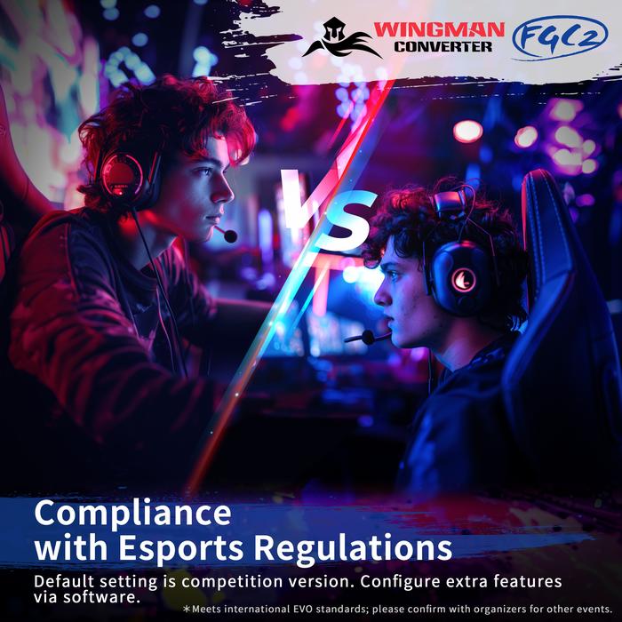 Brook Wingman FGC2 PC PS5 Playstation 5 Converter Multi Controller Adapter