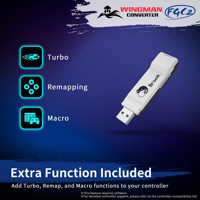 Brook Wingman FGC2 PC PS5 Playstation 5 Converter Multi Controller Adapter