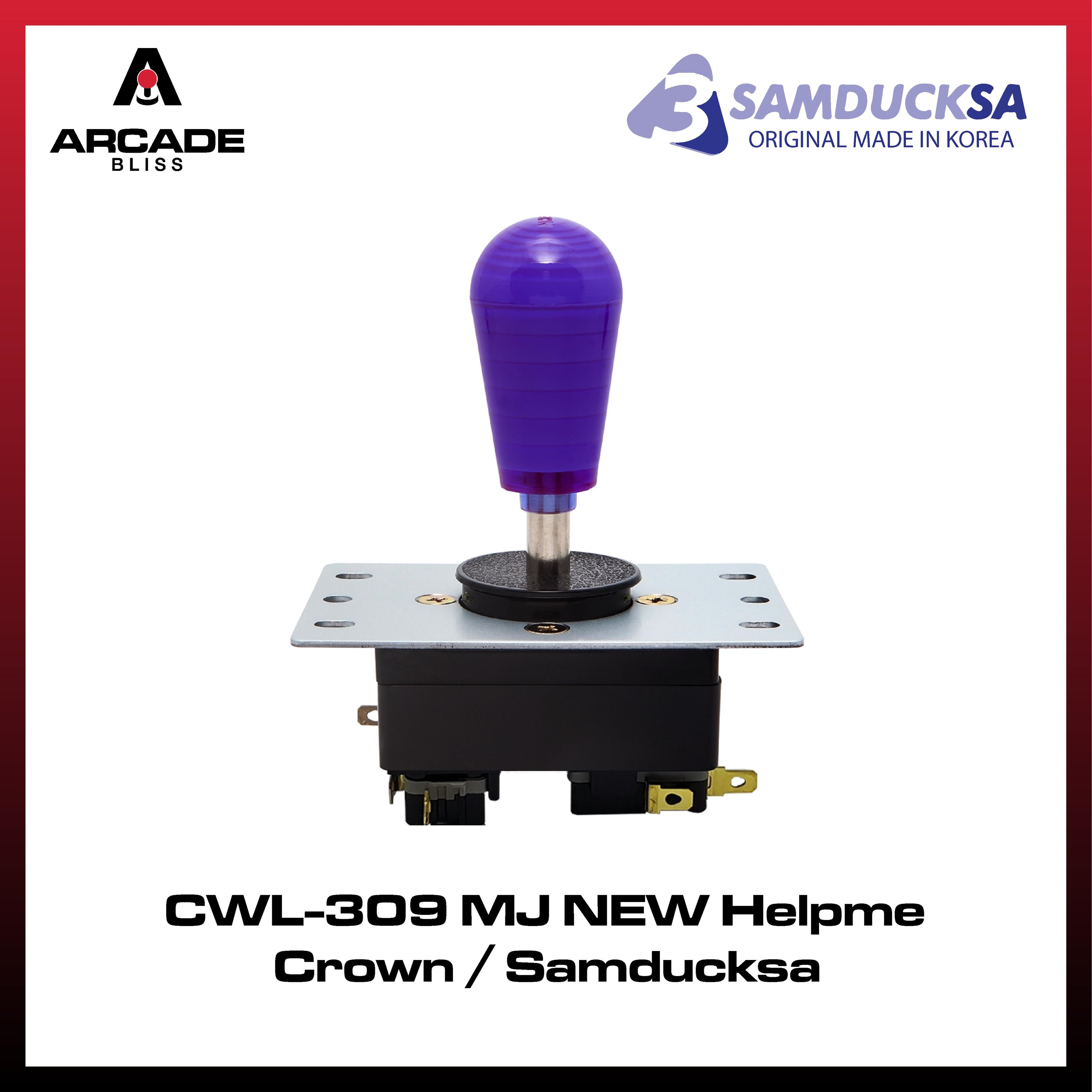Crown CWL New Helpme Korean Lever Joystick Handle Arcade Stick Original Korea Battop Bat Top Samducksa Help Me