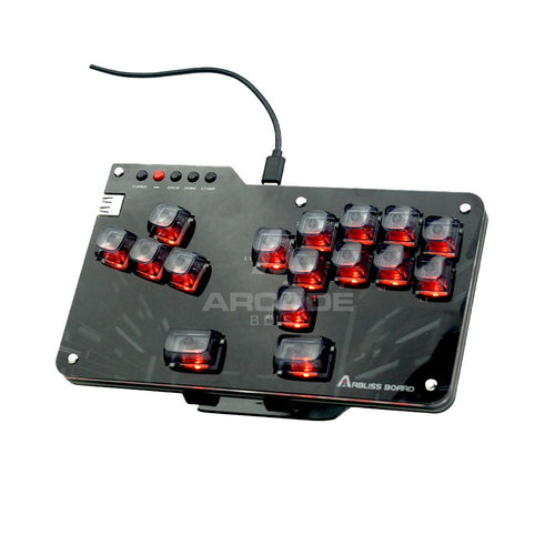 Arbliss Board EXT Leverless for PS5 Xbox ONE S X Series Fighting Controller Mini Hitbox Arcade Stick WASD Fight Stick PC Laptop Gamepad