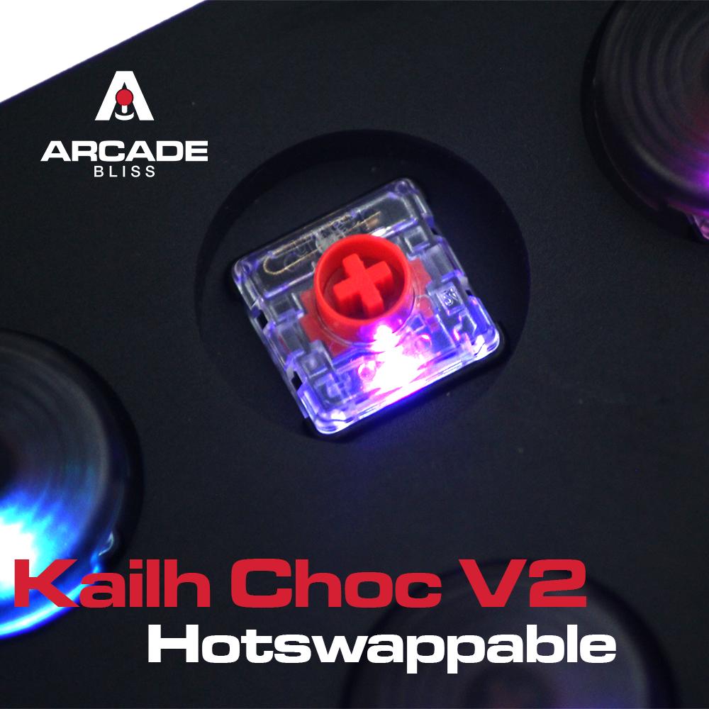 HB22 Leverless Arcade Controller Flatbox Low Profile RGB Fight Stick for PC Andoid PS3 PS4 Switch Mini Hitbox
