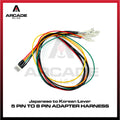 5 Pin to 8 Pin Joystick Adapter Converter Conversion Harness Wire For Arcade Stick Lever
