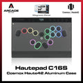 Haute42 C16S Split Layout Button Rim RGB Cosmox Hautepad Aluminium Arcade Joystick Controller Haute Leverless Fighting Stick Fightstick All Button Gamepad