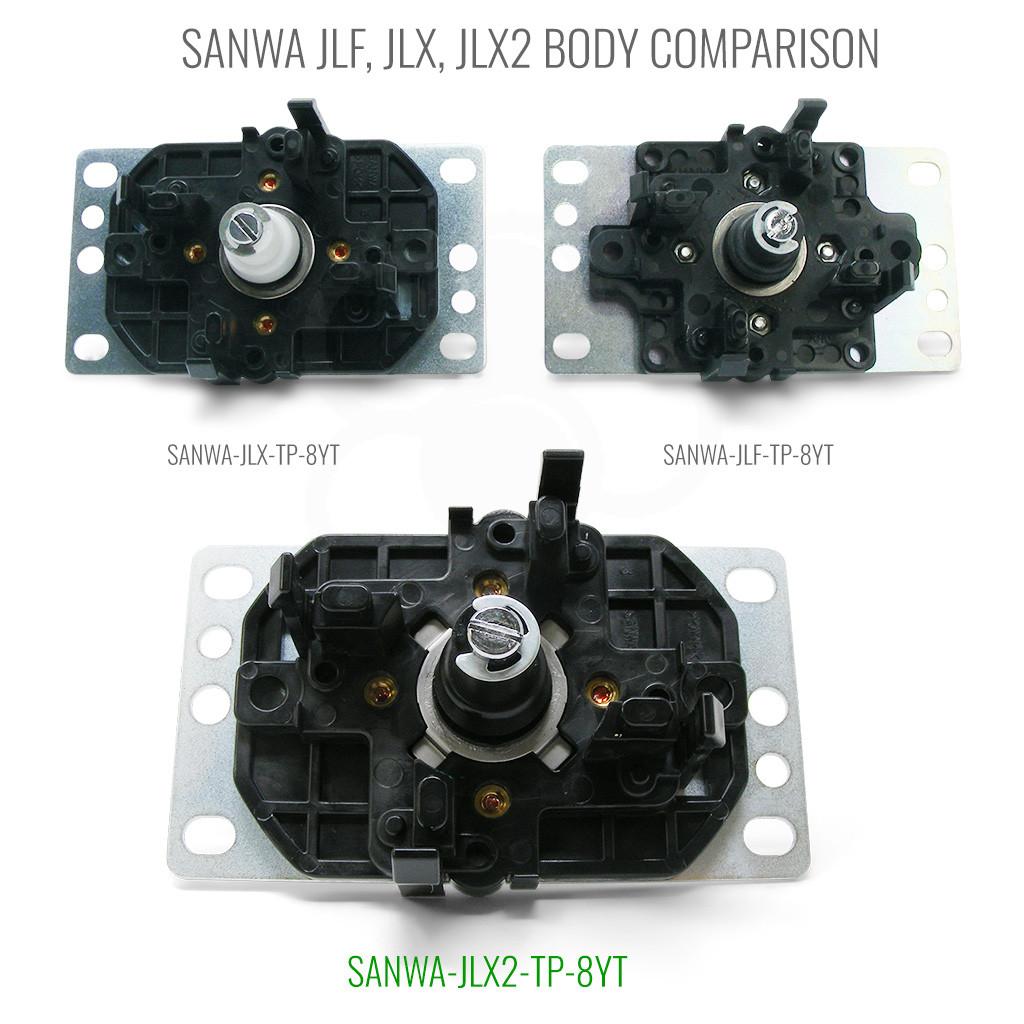 Sanwa JLX2-TP-8YT Joystick Successor Sanwa JLX Joystick Lever Original Made In Japan