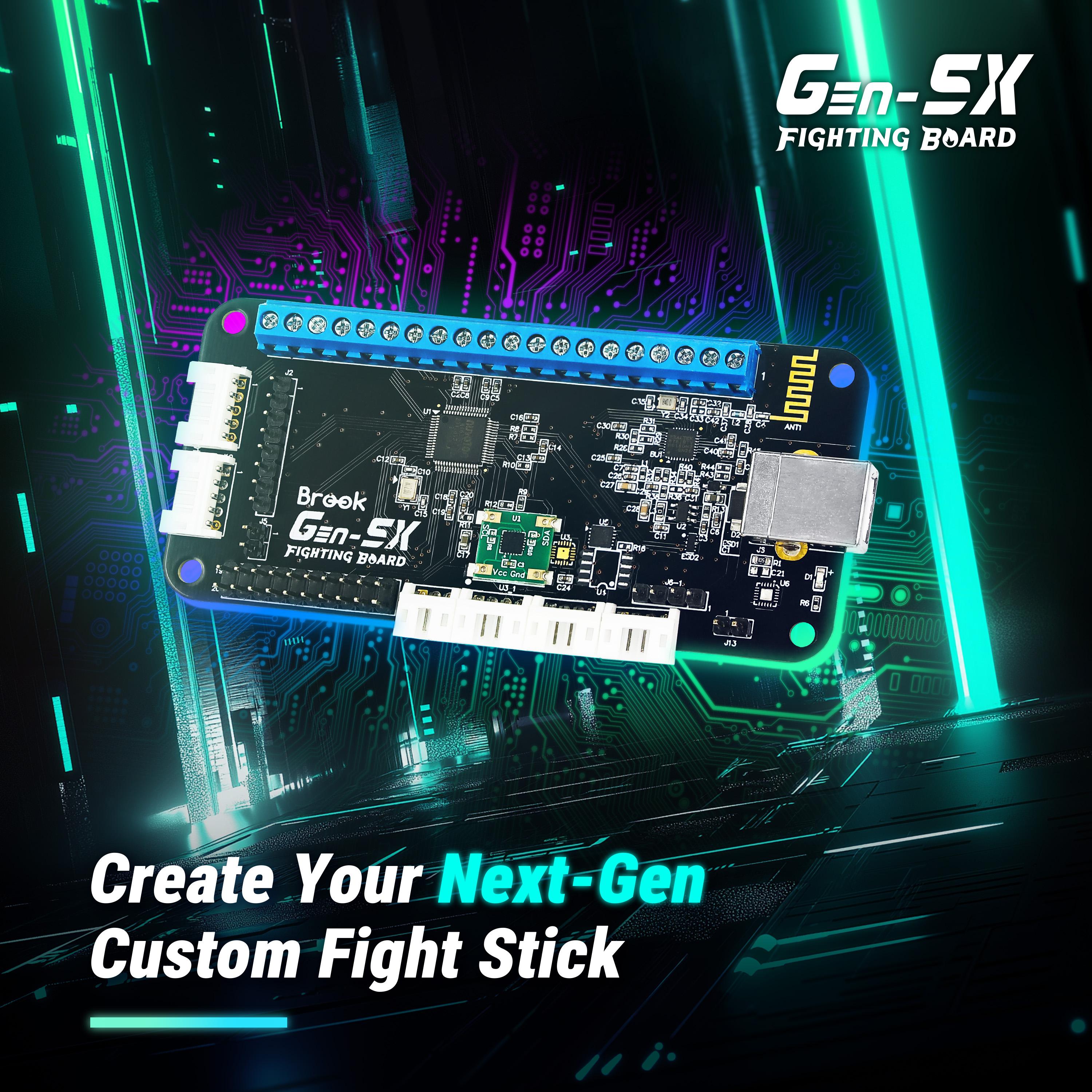 PCB Brook GEN-5X Fighting Board Gen 5 X Controller Arcade Stick DIY For PS5 Xbox X S Series