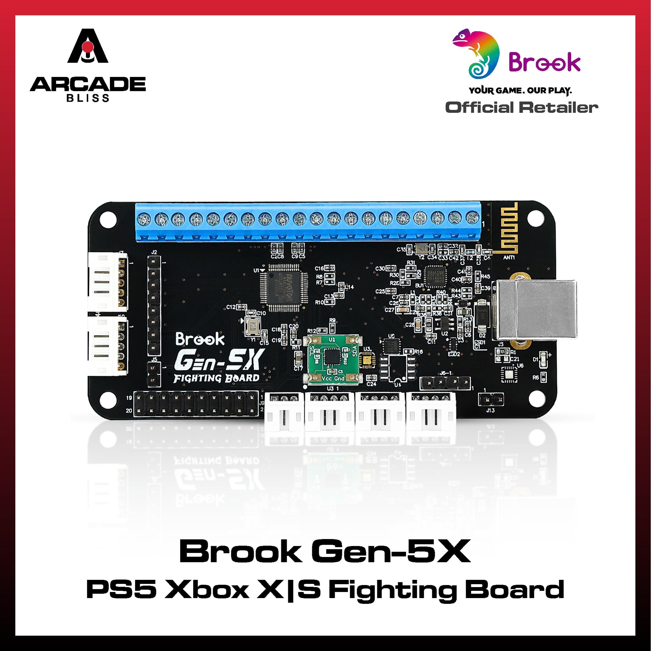 PCB Brook GEN-5X Fighting Board Gen 5 X Controller Arcade Stick DIY For PS5 Xbox X S Series