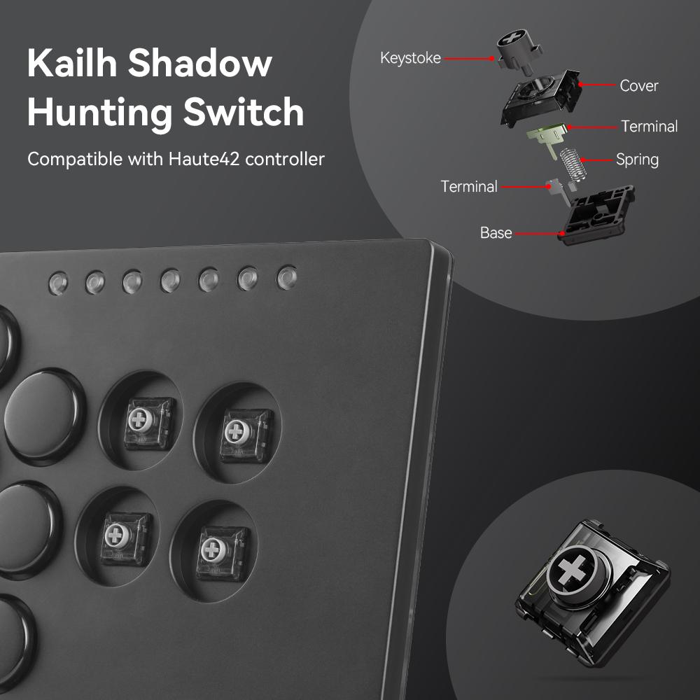 Shadow Hunting Switch Hitbox Haute42 Cosmox Replacement Kailh Low Profile 2.0mm Linear