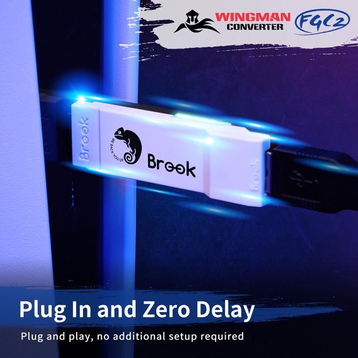 Brook Wingman FGC2 PC PS5 Playstation 5 Converter Multi Controller Adapter