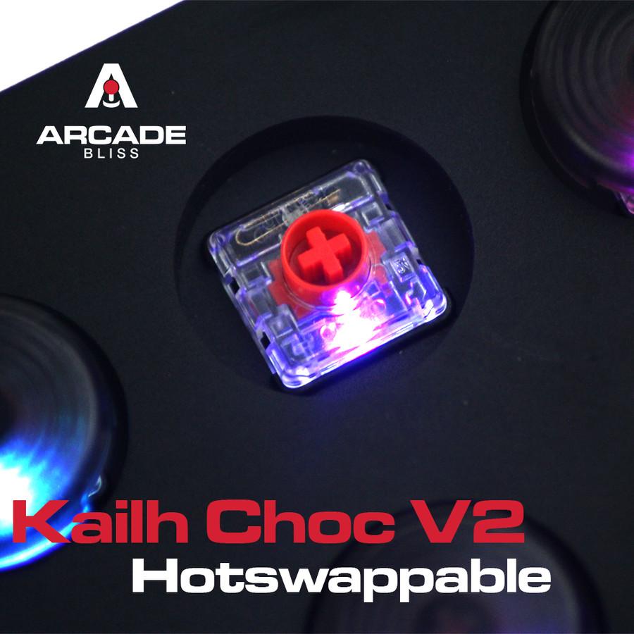 HB30 Leverless Arcade Stick Controller Mini Hitbox Flatbox Mixbox Low Profile RGB Fighting Fight Gamepad