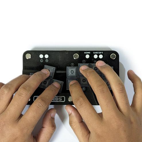 Hitkeebs Arcade Fight Stick Joystick Fighting Controller RGB WASD for PC Xbox PS