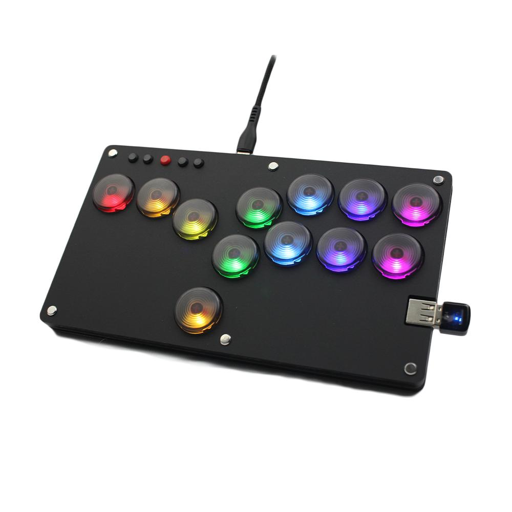 HB30 EXT Leverless Arcade Stick Controller for Xbox ONE S X Series Mini Hitbox Flatbox Low Profile RGB Fighting Fight Gamepad