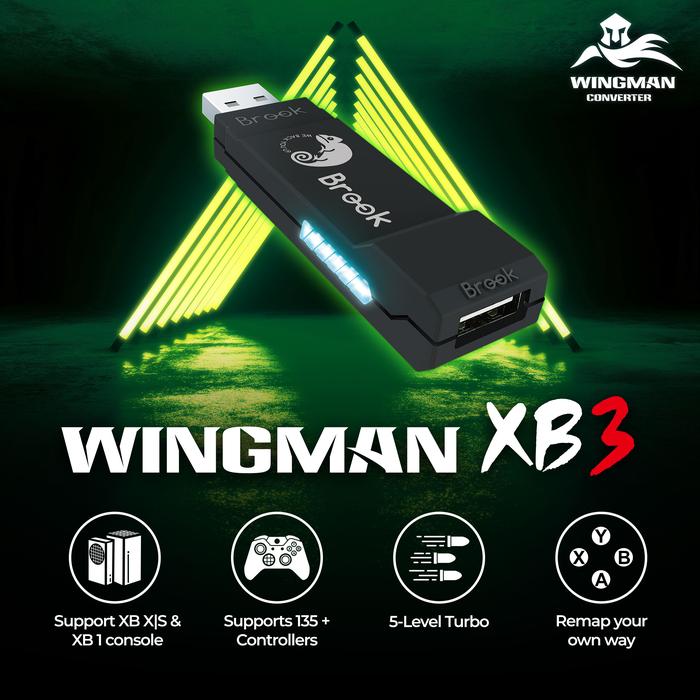 Brook Wingman XB3 Multi Controller Adapter Xbox One S/X Series Converter