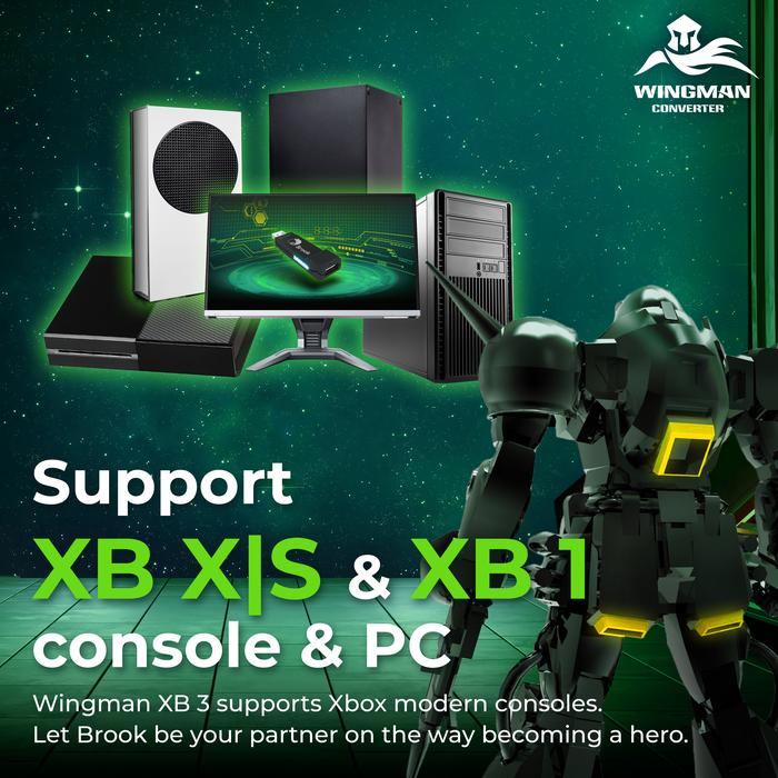 Brook Wingman XB3 Multi Controller Adapter Xbox One S/X Series Converter