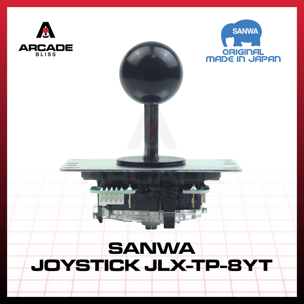 Sanwa JLX-TP-8YT New Gen Joystick Balltop Original Made in Japan Arcade Stick Lever