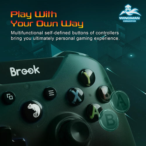 Brook Wingman PS2 Converter PS1 PS2 PS Classic Playstation 1 2 Controller Adapter Low Latency