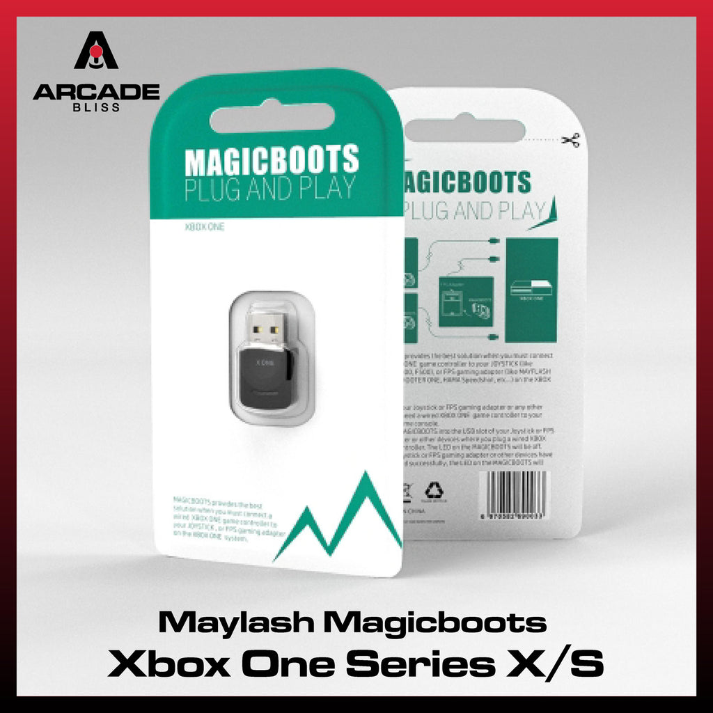 Mayflash MagicBoots FPS Adapter Converter For Hitbox Arcade Stick Xbox One Series X S GP2040-CE USB Passthrough Dongle