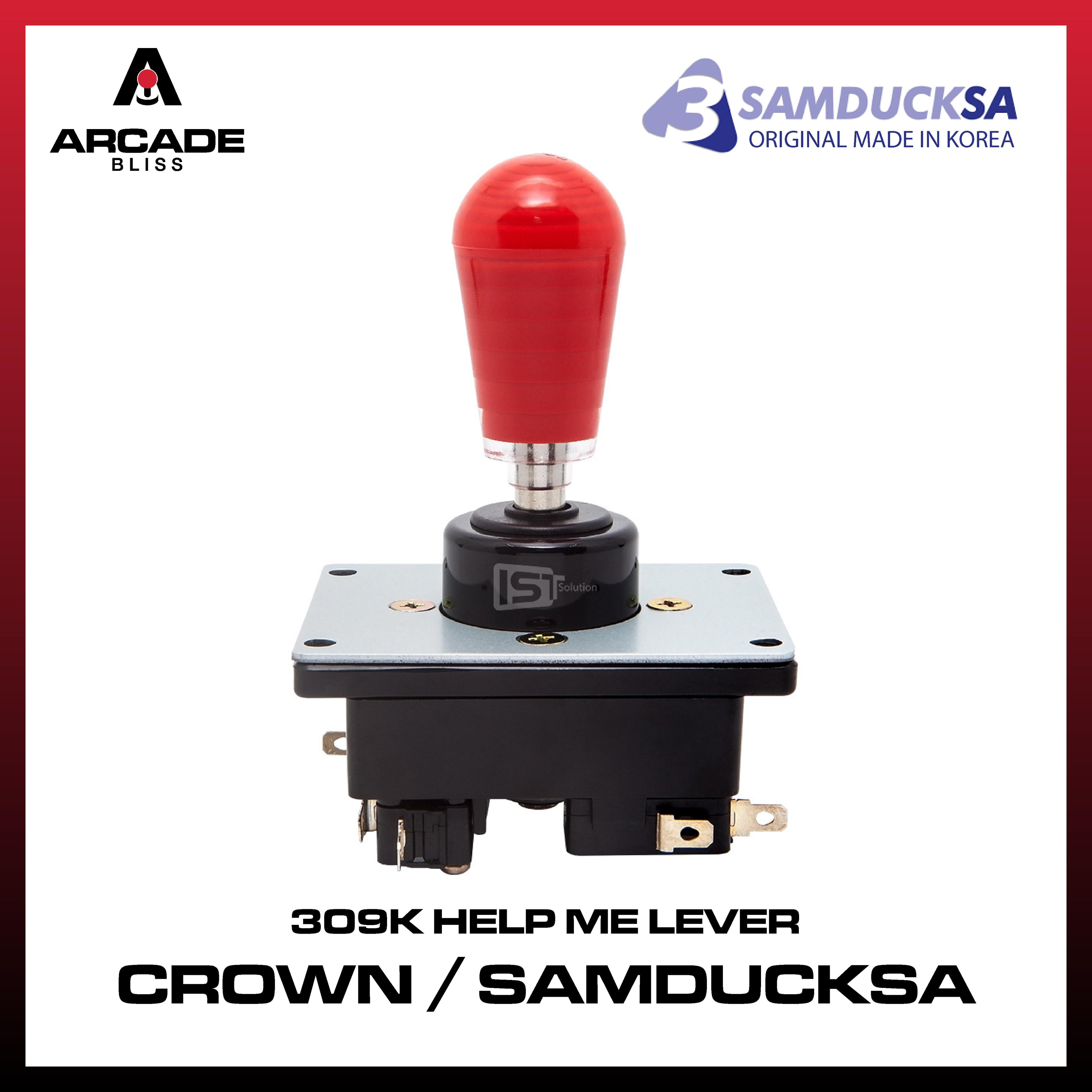 Crown CWL 309K Help Me Korean Lever Joystick Handle Arcade Stick Original Korea Battop Bat Top Samducksa