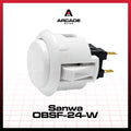 Original SANWA OBSF-24-Y Push On Button 24mm Arcade Stick Fighting Controller Ding Dong Button