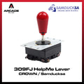 Crown CWL 309FJ Help Me Korean Lever Clear Red Joystick Handle Arcade Stick Original Korea Battop Bat Top Samducksa