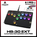 HB30 EXT Leverless Arcade Stick Controller for Xbox ONE S X Series Mini Hitbox Flatbox Low Profile RGB Fighting Fight Gamepad